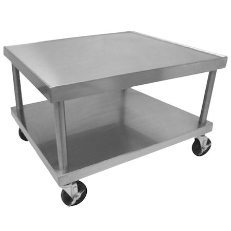 STAND/C-36 30in X 37in Stainless Steel Mobile Equipment Stand